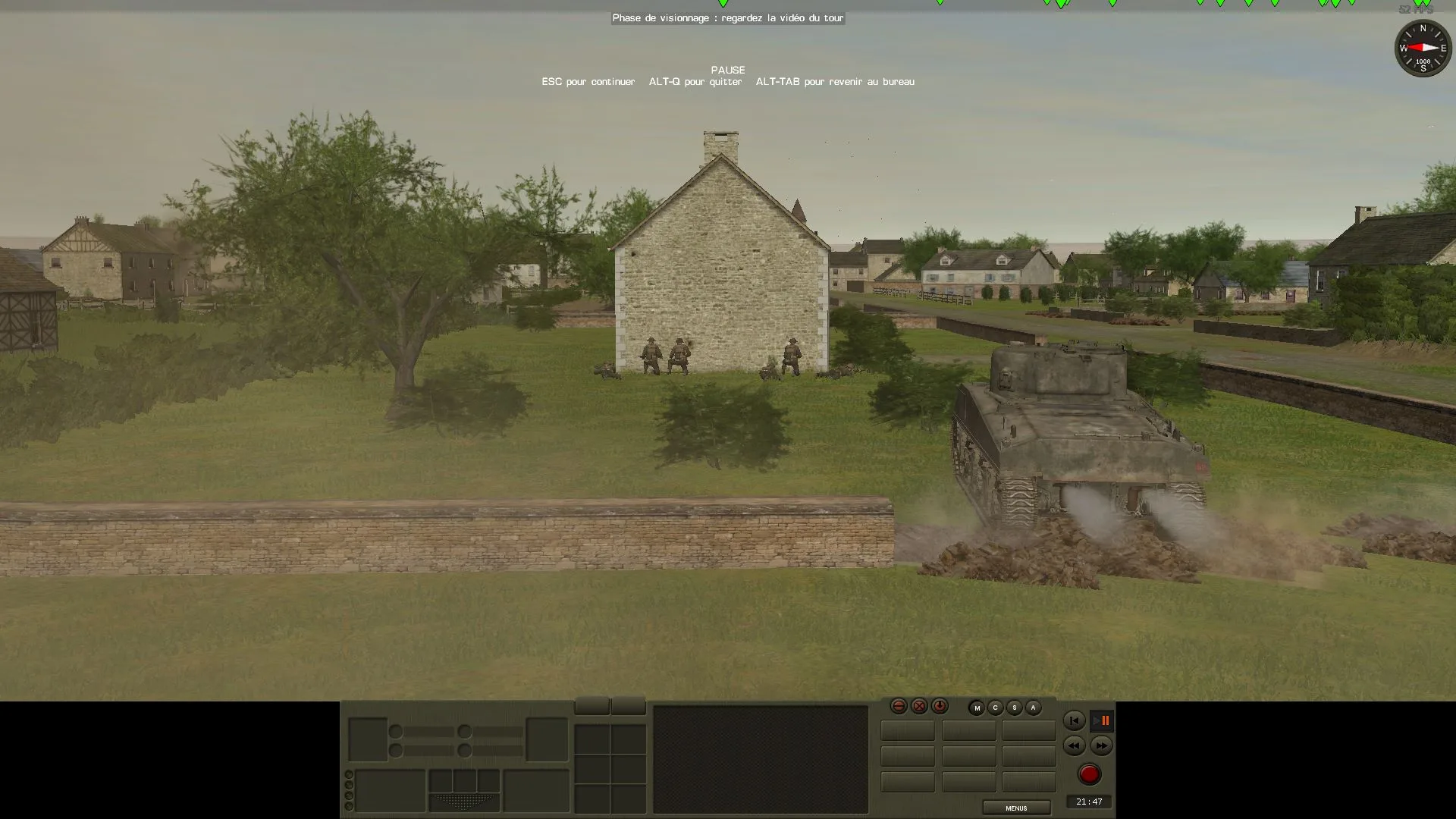 AAR Combat Mission Normandy Buron 2