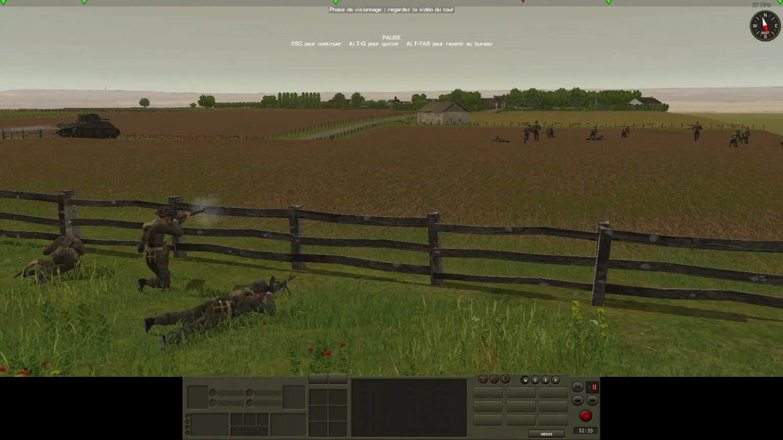 AAR Combat Mission Normandy Buron