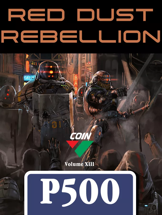 red dust rebellion coin wargame mars sf