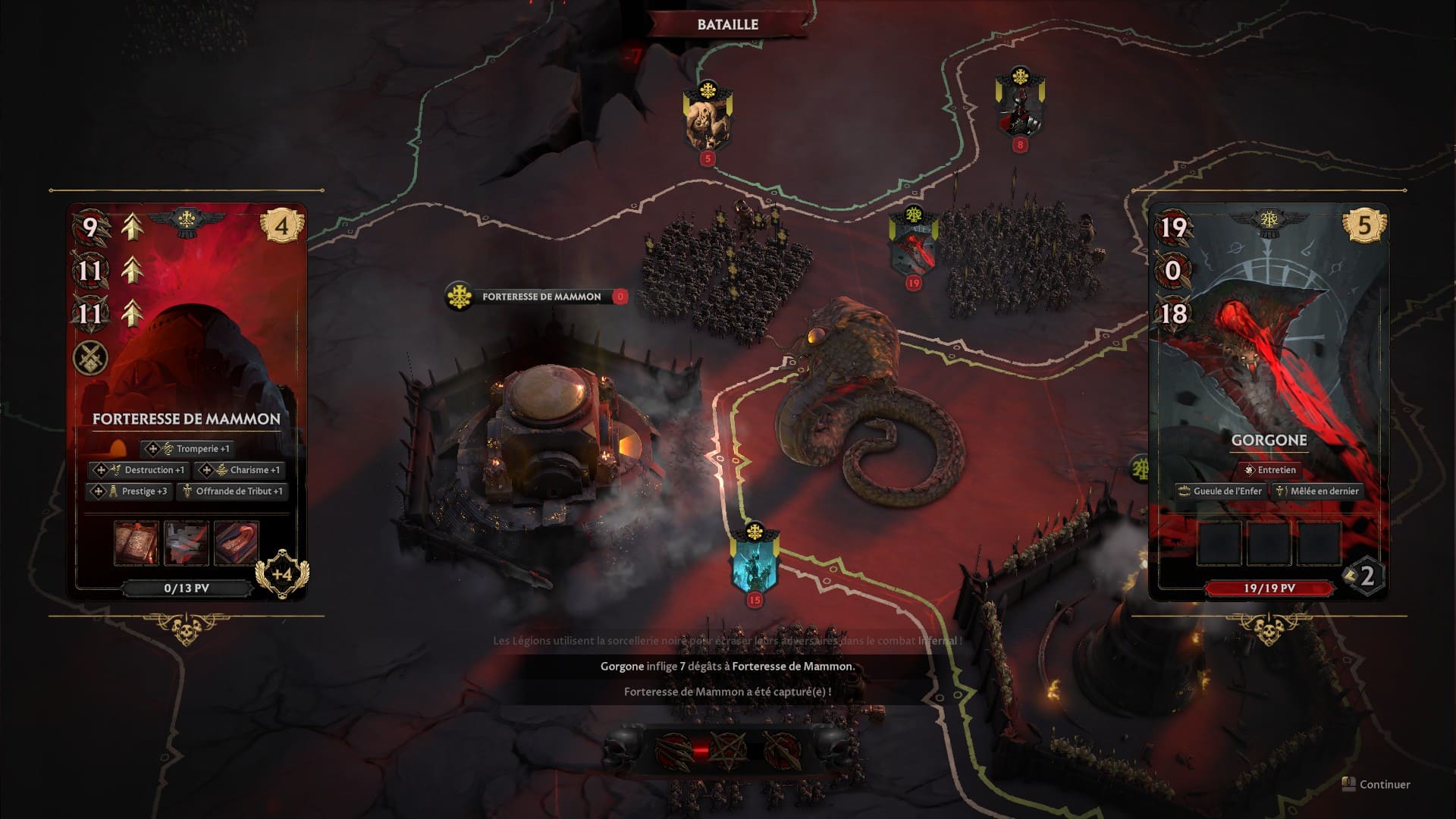 aar solium infernum gorgone forteresse mammon