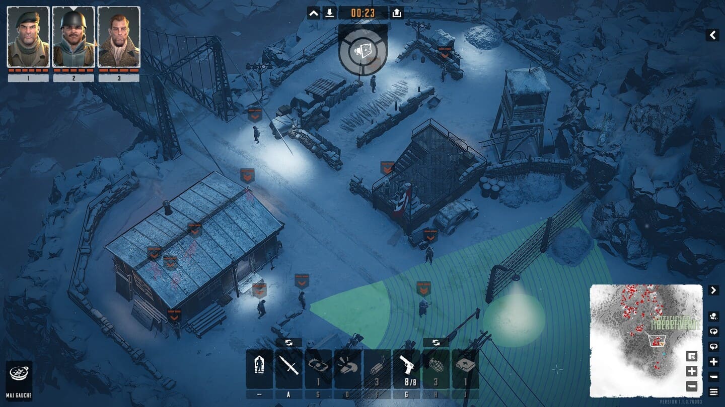 Commandos origins nuit neige