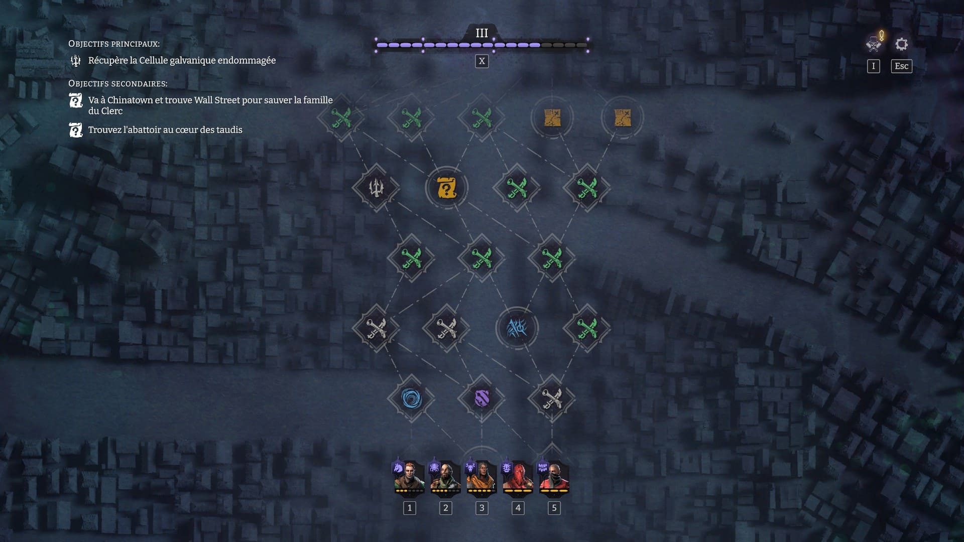 Nightmare Frontier itineraire plan deroute