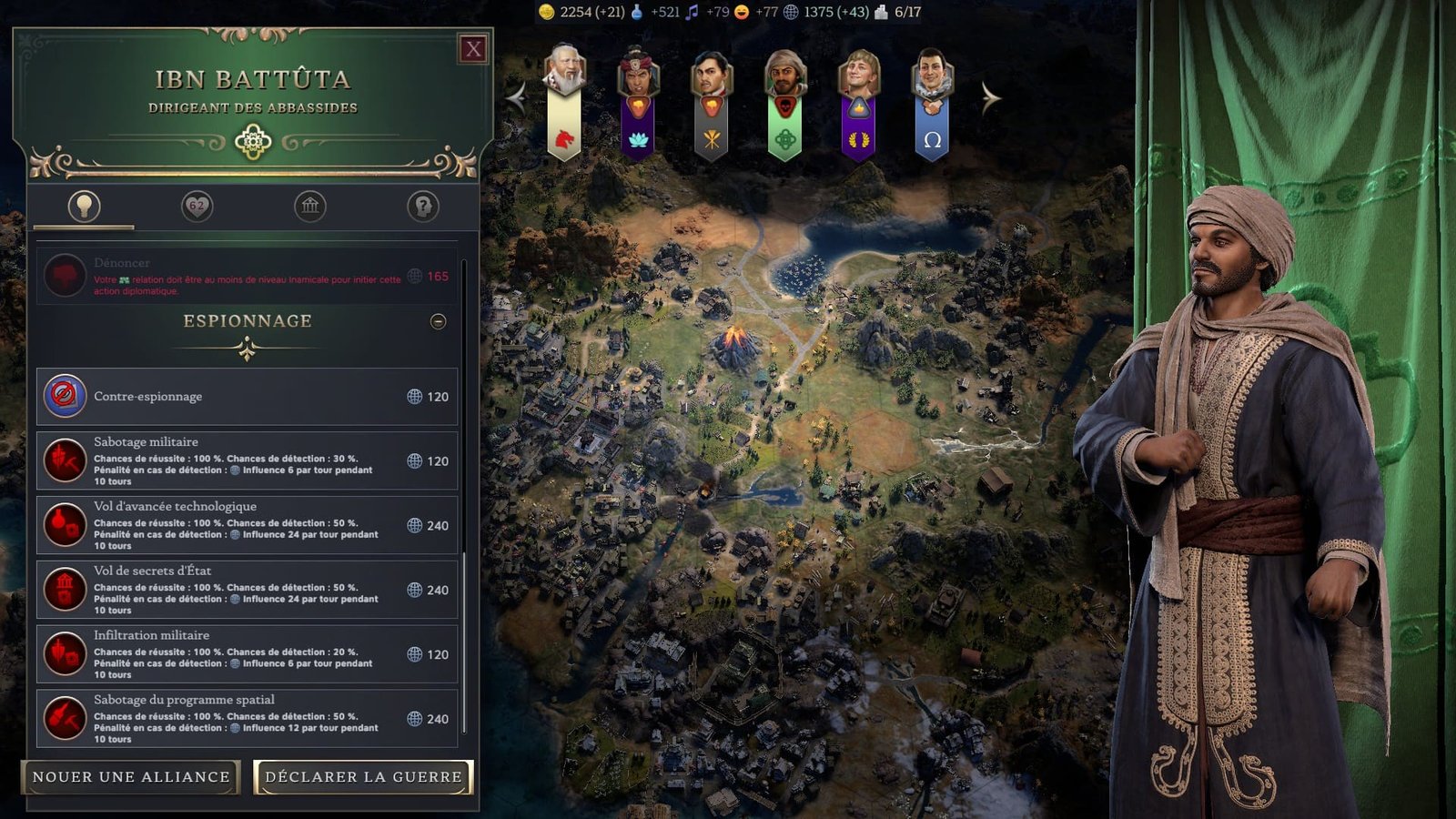 Civilization 7 espionnage