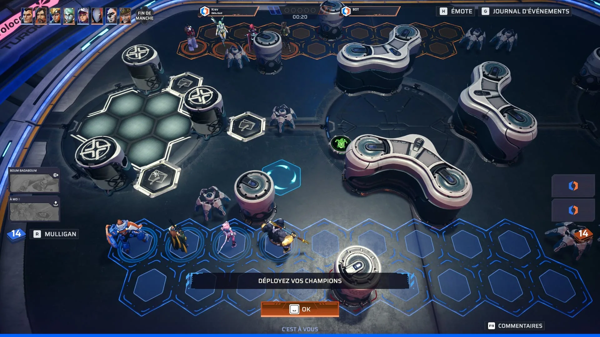 Hexadome Tactics déploiement